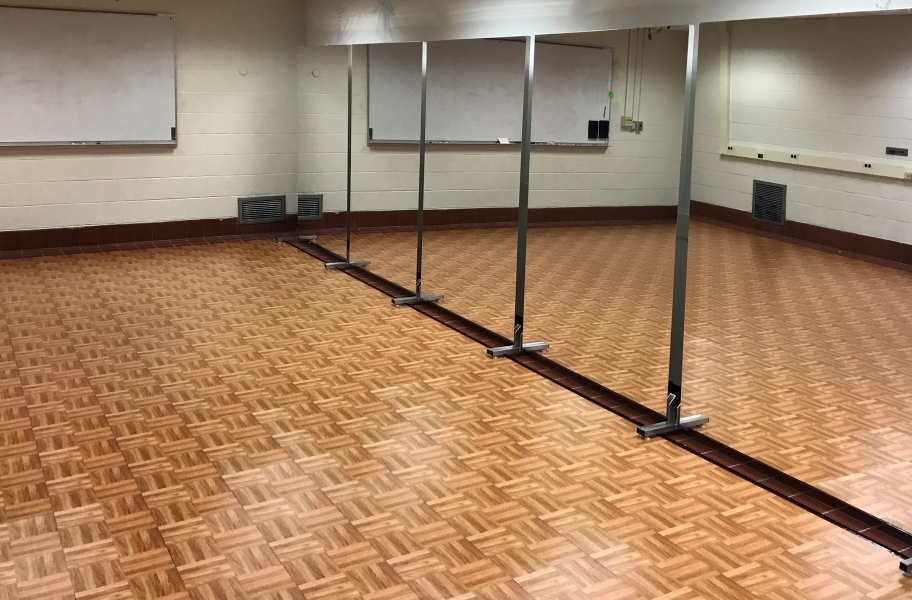 Sweeping and Dry-Mopping Dance Floors: Practice Dance Tiles